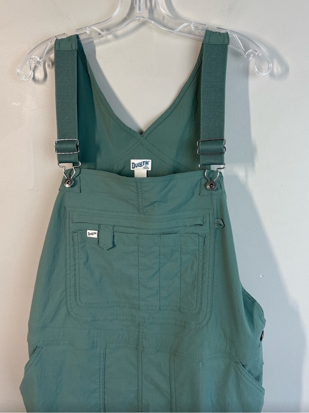 Duluth short overalls size xxl 2XL green